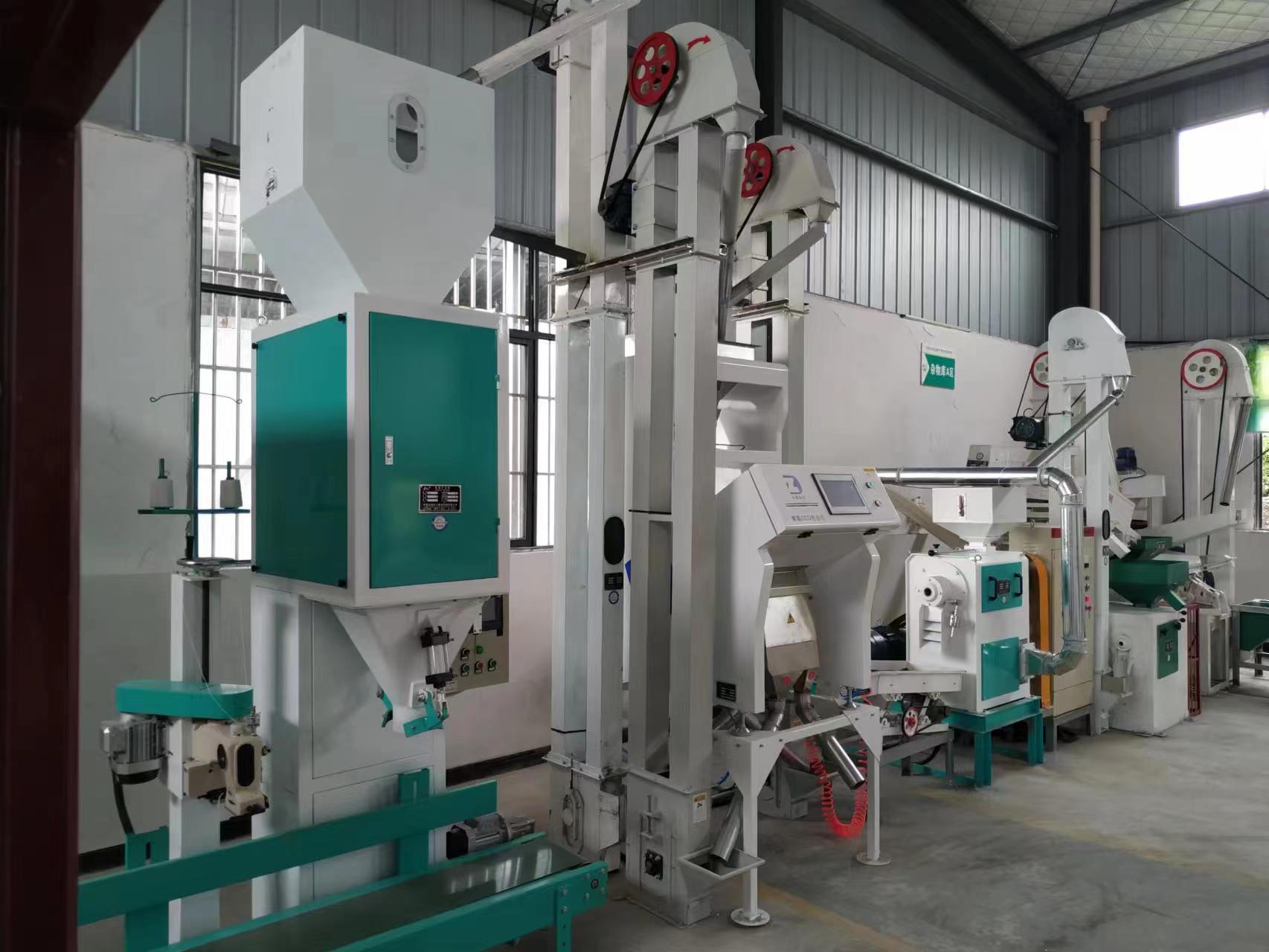 许昌小米加工设备现场